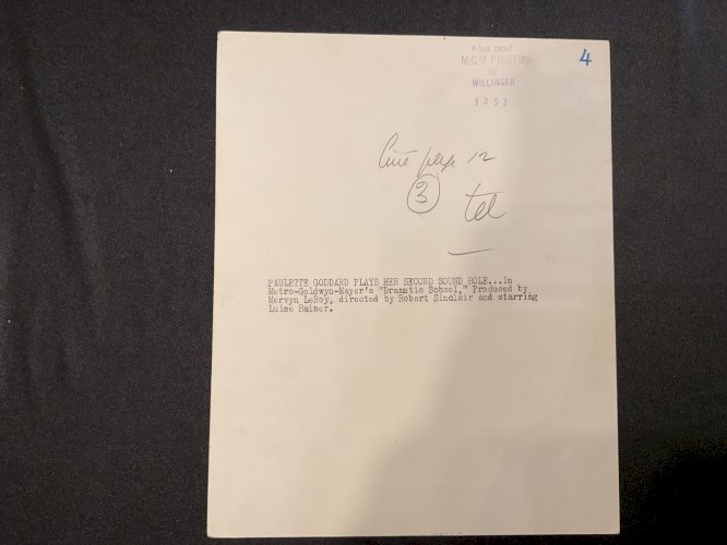 photographies de LUISE RAINER Tirage original vintage