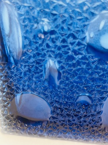 Photophore cubique en verre