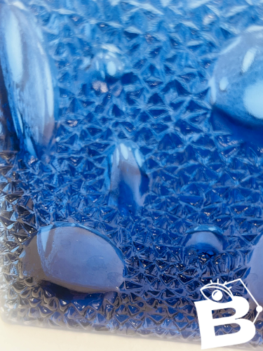 Photophore cubique en verre