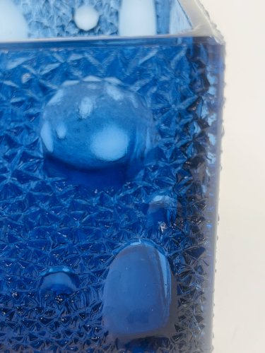 Photophore cubique en verre