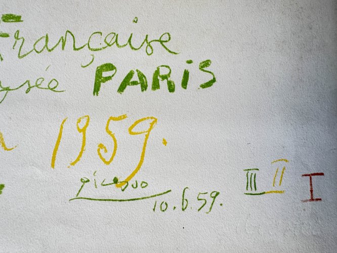 Picasso 1959 – Affiche originale Mourlot – École de Paris – Vélin