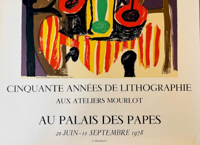 Picasso - affiche lithographique Mourlot festival d’Avignon 1978