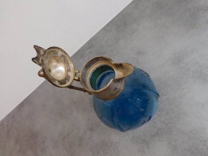 PICHET AIGUIERES EN VERRE ET REGULE FELICETO 1992