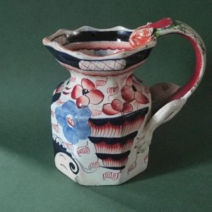 Pichet ancien Anglais, style géorgien, motif gallois Bethesda, XIXème siècle