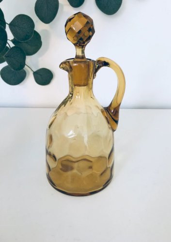 Pichet ancien en verre soufflé