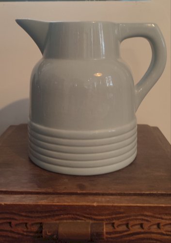 Pichet Art Déco Longwy , Vert Céladon . Années 30-40