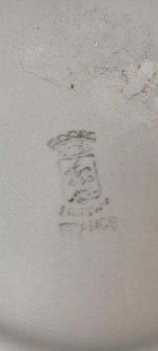 Pichet Art Déco Longwy , Vert Céladon . Années 30-40