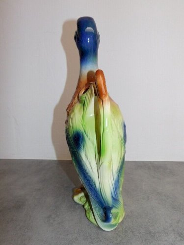 PICHET CANARD EN FAIENCE DE SAINT CLEMENT