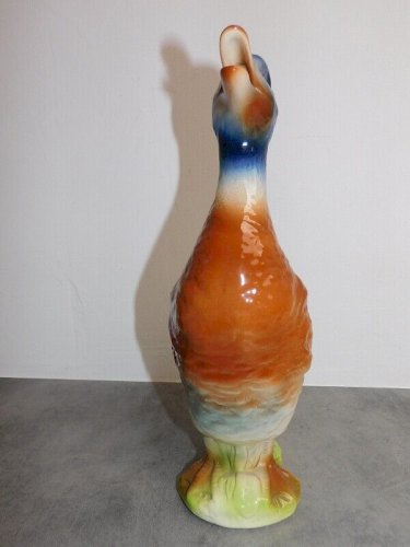 PICHET CANARD EN FAIENCE DE SAINT CLEMENT