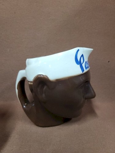 PICHET CASANIS TETE DE MAURE CORSE DE LA FAÏENCERIE DE JEAN LA POTERIE MORBIHAN