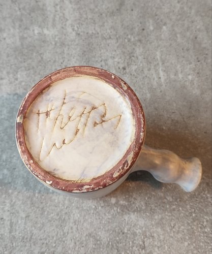 Pichet crémier en céramique signé Marie-Christine Treinen 