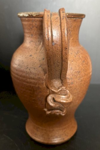 Pichet cruche en grès artisanal marque à identifier céramique  poterie artisanat