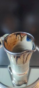 Denis Avonts Jug Pyritized Stoneware La Borne / Puysane