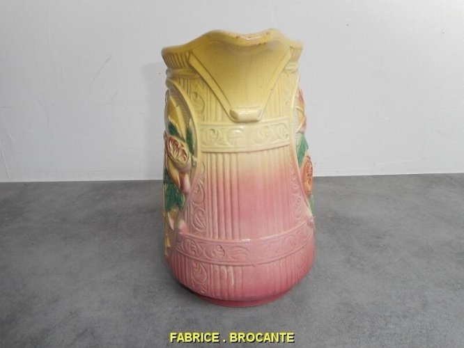 PICHET EN BARBOTINE ROSE