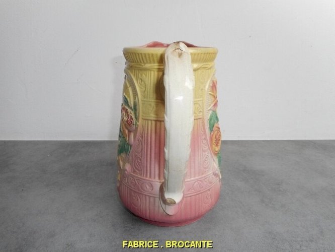 PICHET EN BARBOTINE ROSE
