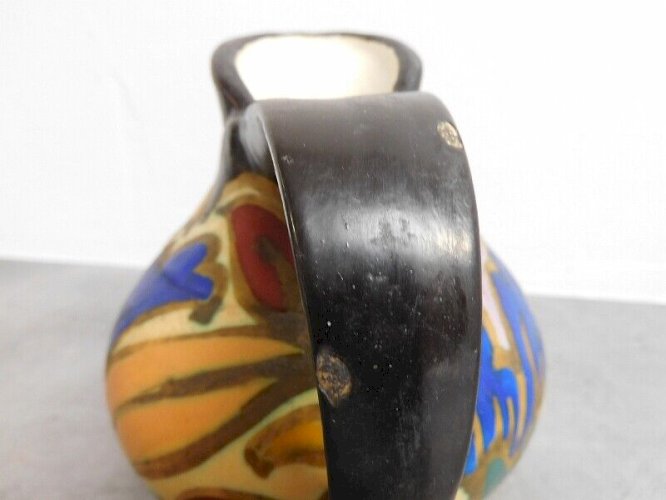 PICHET EN CERAMIQUE BELGE ART DECO