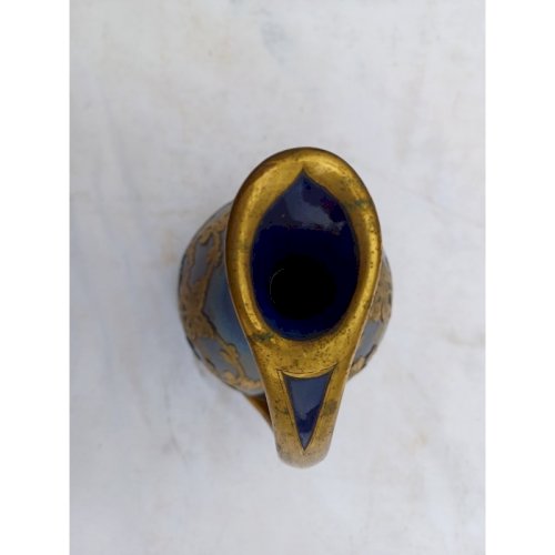 Pichet en céramique émmaillé de Peter Bremens