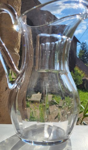 Pichet en cristal de Saint Louis, modèle Cerdagne