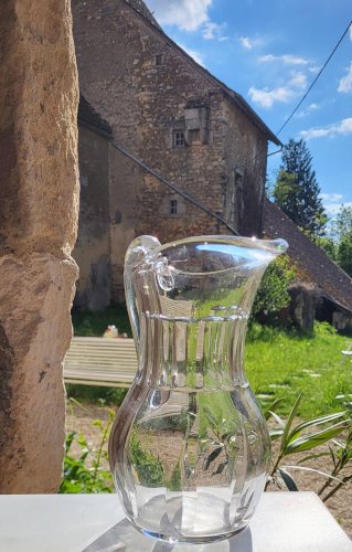 Pichet en cristal de Saint Louis, modèle Cerdagne