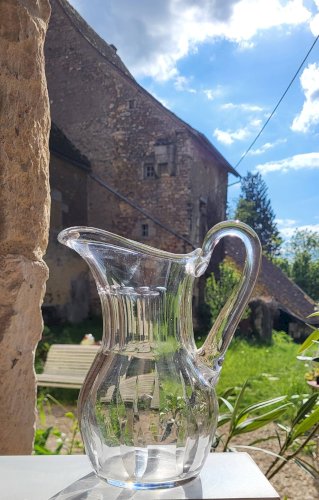 Pichet en cristal de Saint Louis, modèle Cerdagne
