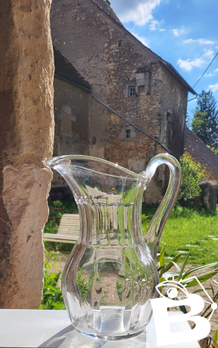 Pichet en cristal de Saint Louis, modèle Cerdagne