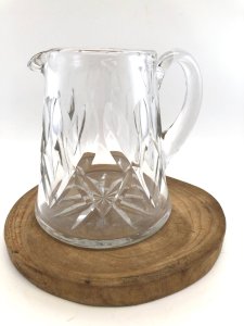 Pichet en cristal signé Saint-Louis – Verseuse taillée France 15,5 cm