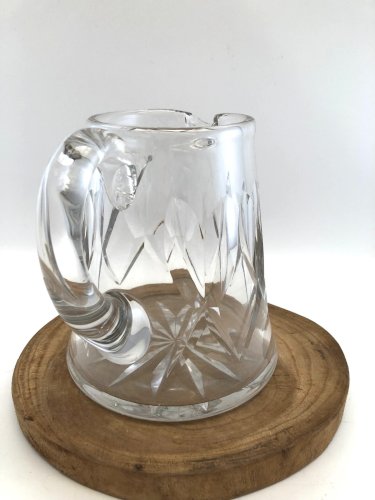 Pichet en cristal signé Saint-Louis – Verseuse taillée France 15,5 cm