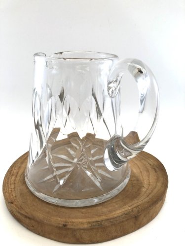 Pichet en cristal signé Saint-Louis – Verseuse taillée France 15,5 cm