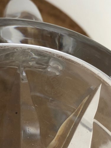 Pichet en cristal signé Saint-Louis – Verseuse taillée France 15,5 cm