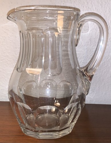pichet en cristal taillé de Baccarat modèle Harcourt ou Talleyrand