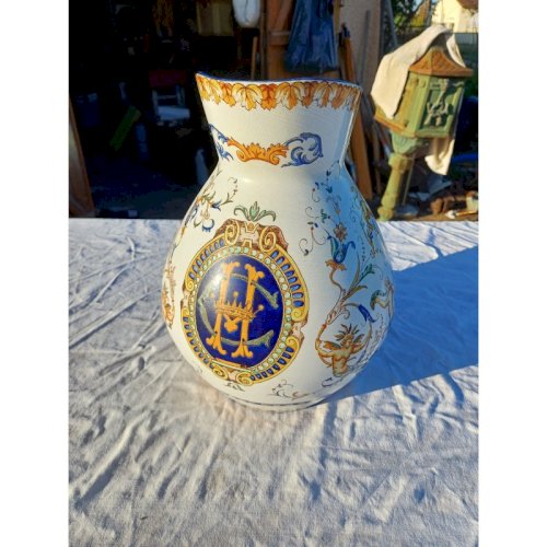Pichet en Faience de Gien 19 ème