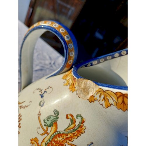 Pichet en Faience de Gien 19 ème