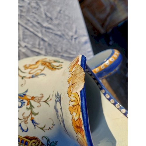 Pichet en Faience de Gien 19 ème