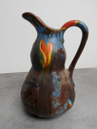 PICHET EN FAIENCE MULTICOLORE 393