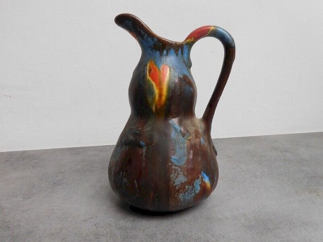 PICHET EN FAIENCE MULTICOLORE 393