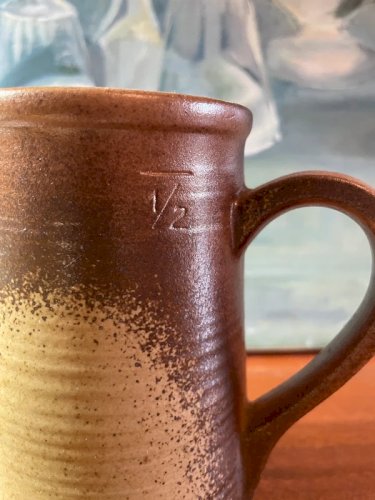 Pichet en grès 1/2 L. Vintage