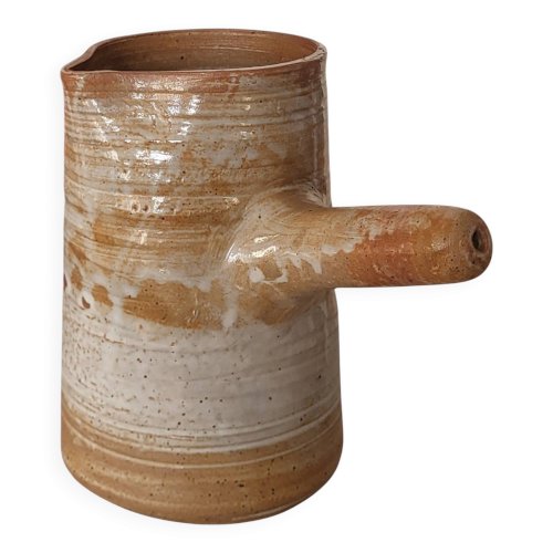 Pichet en grès céramique Pierre Lion Puisaye