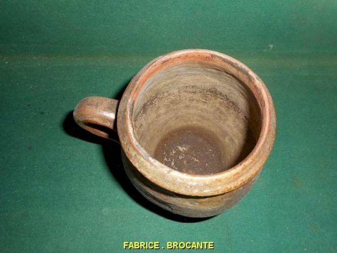 PICHET EN TERRE VERNISSEE ANCIEN N° 6