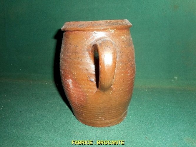 PICHET EN TERRE VERNISSEE ANCIEN N° 6