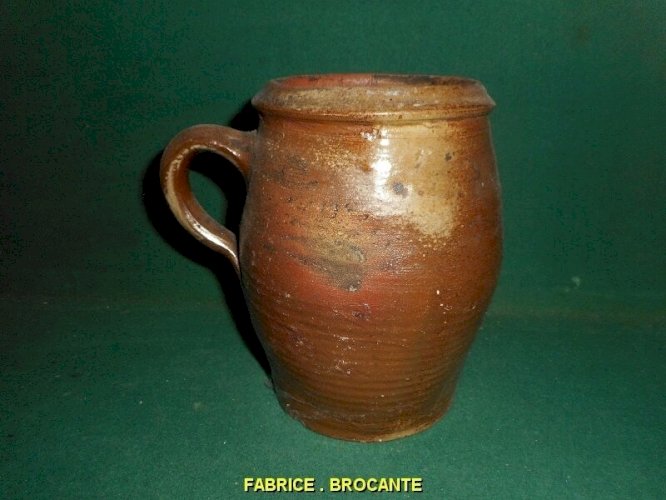 PICHET EN TERRE VERNISSEE ANCIEN N° 6