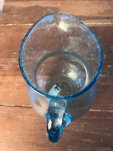 Pichet en verre bullé Biot