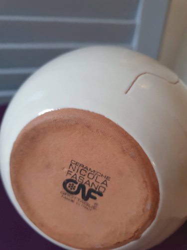 Pichet et 3 mugs en céramique