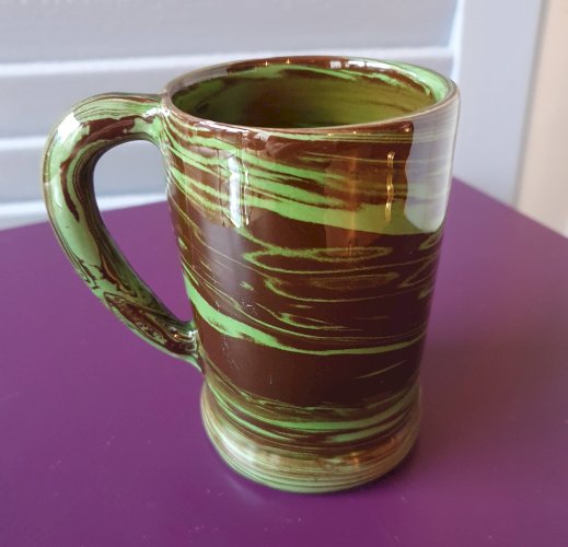 Pichet et 3 mugs en céramique