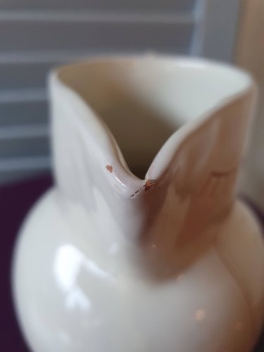 Pichet et 3 mugs en céramique