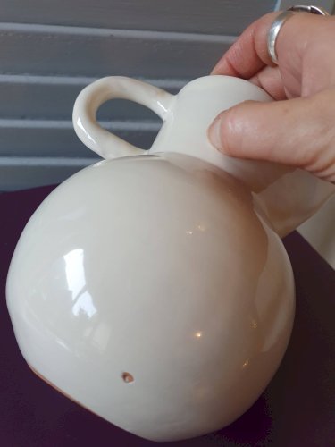 Pichet et 3 mugs en céramique