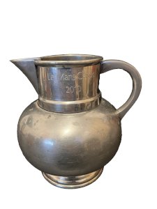 Silver-plated metal pitcher LE MANS classic 2010 24 Hours of Le Mans car trophy