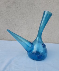 Blue porro pitcher