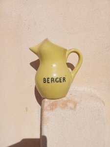 BERGER advertising pitcher