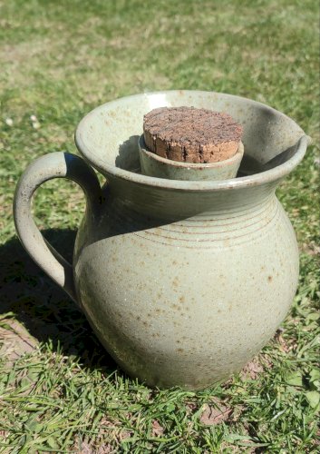 Pichet rafraîchissoir artisanal Poterie La Draille (Anduze)