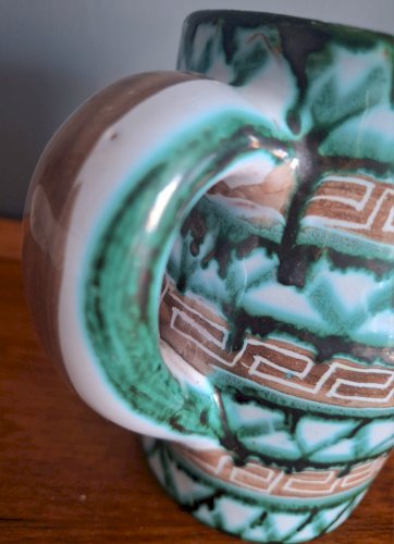 Pichet Robert Picault Vallauris, vase céramique vintage